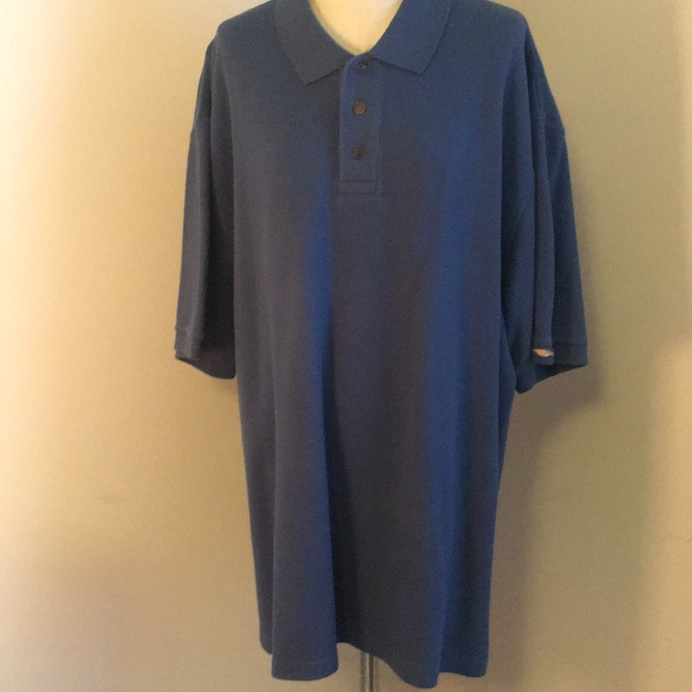 Solid Blue Polo - image 1